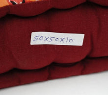 Load image into Gallery viewer, Floor Cushion Hand Block Printed Cotton