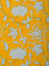 Load image into Gallery viewer, Bed Cover Hand Block Printed Cotton