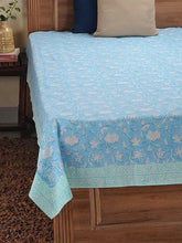 Load image into Gallery viewer, Bed Cover Hand Block Printed Cotton