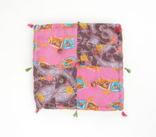 Load image into Gallery viewer, Floor Cushion Hand Block Printed Cotton