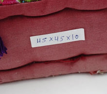 Load image into Gallery viewer, Floor Cushion Hand Block Printed