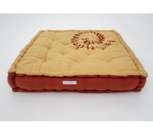 Load image into Gallery viewer, Floor Cushion Hand Block Printed Cotton