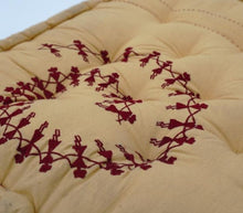 Load image into Gallery viewer, Floor Cushion Hand Block Printed Cotton