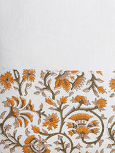 Load image into Gallery viewer, Floral  Cushion Cover Hand Block Printed Cotton - MYYRA