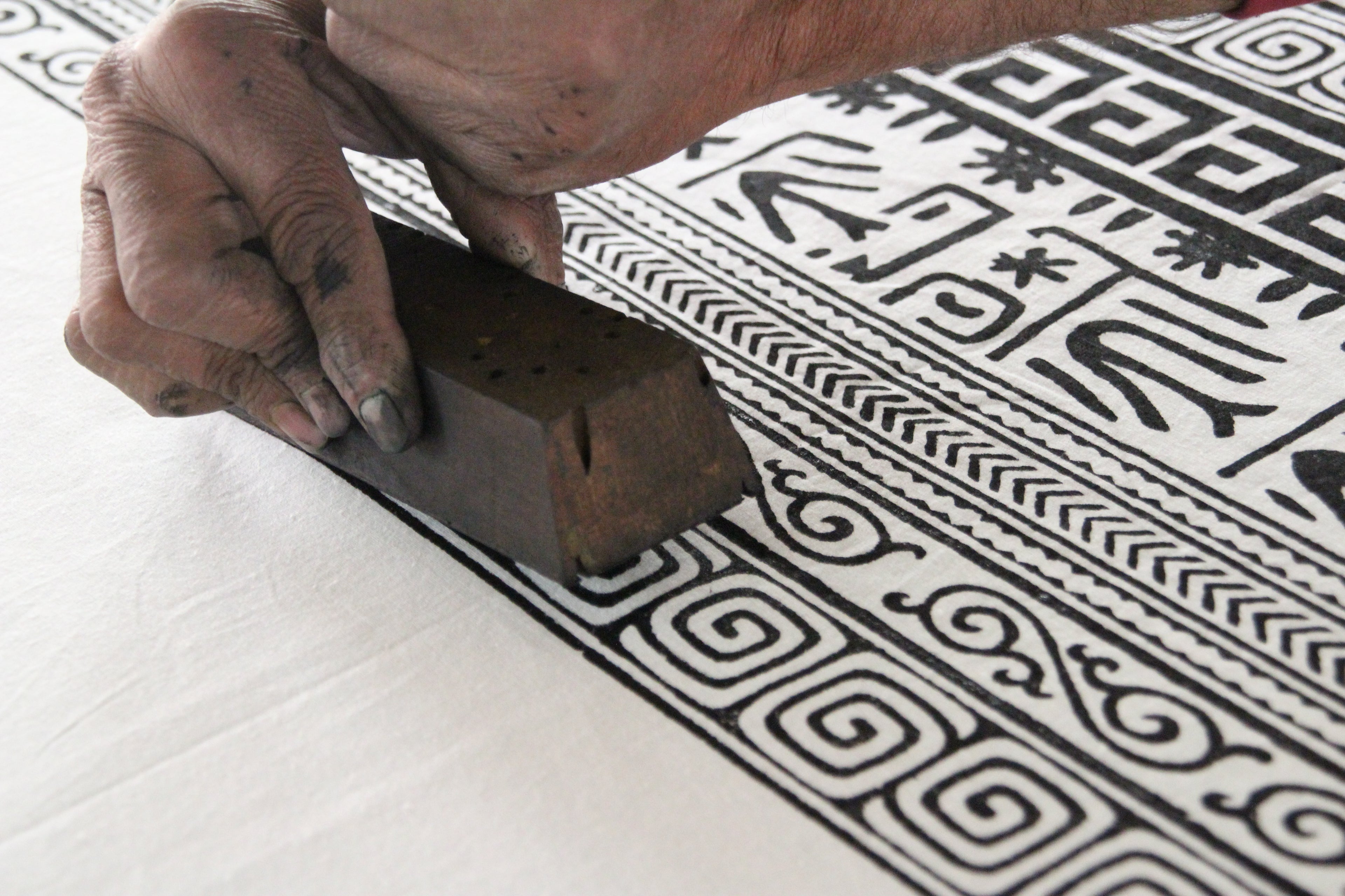 Kali hand block printing process 