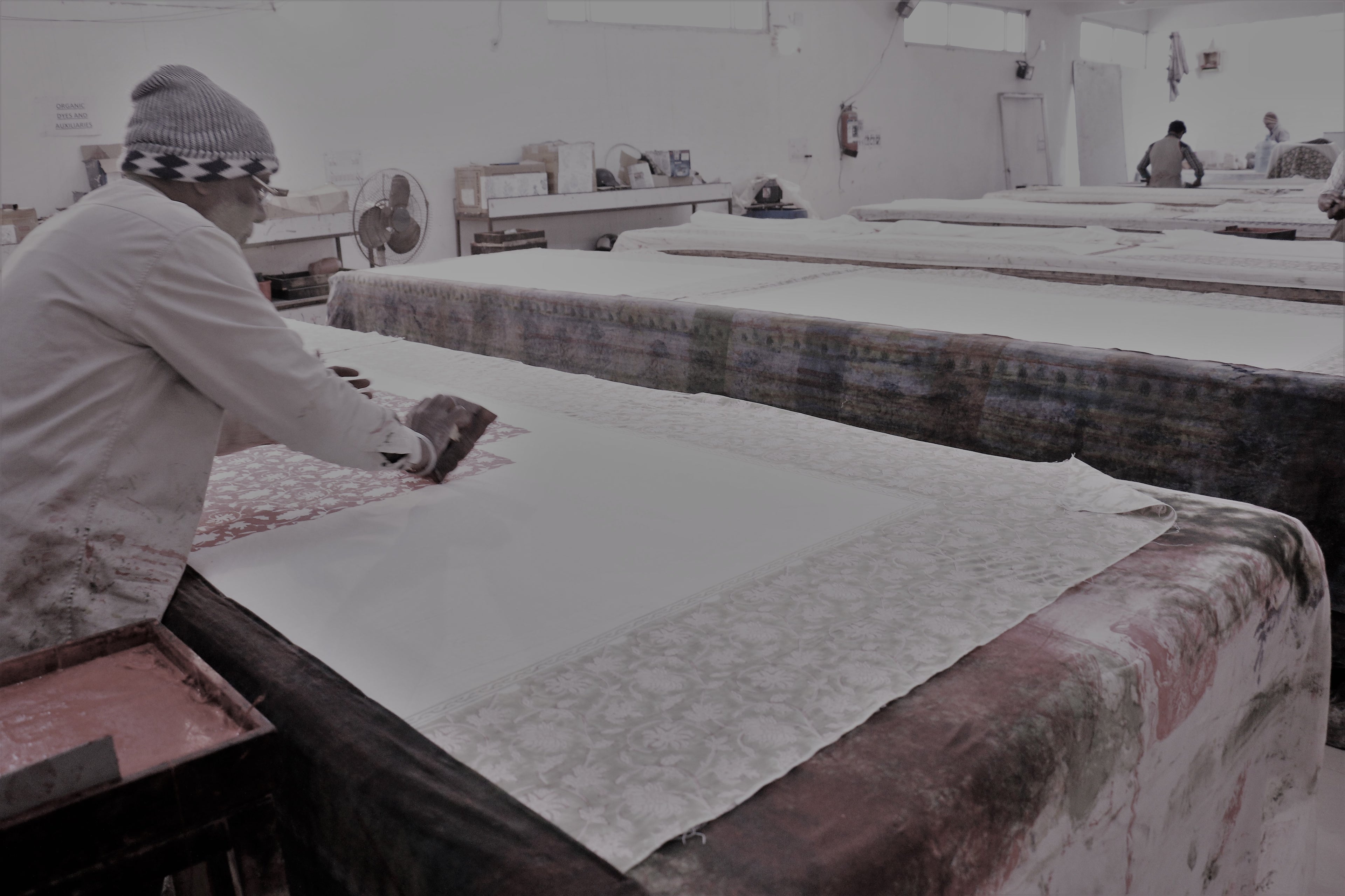 Design & Creative Block Printed Bed Cover.