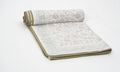 Hand block printed organic cotton dohar (lightweight cotton quilt) | Myyra Jaipur