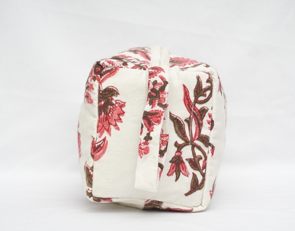 Pouch hand Block Printed Cotton 03