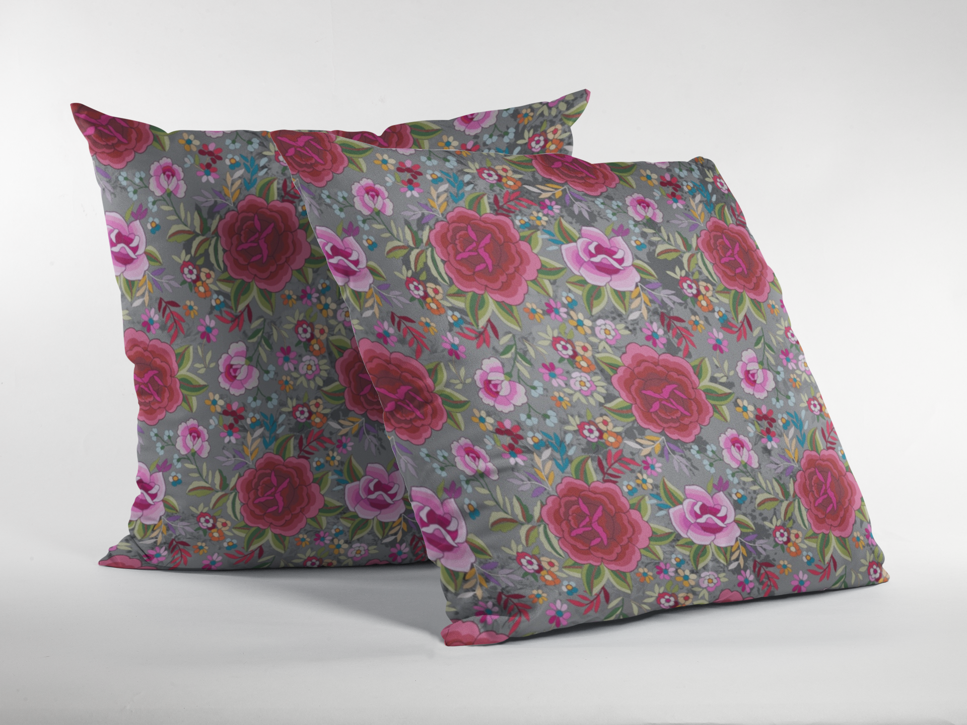 Lifestyle view of digital printed cushion cover #106 | Myyra Jaipur