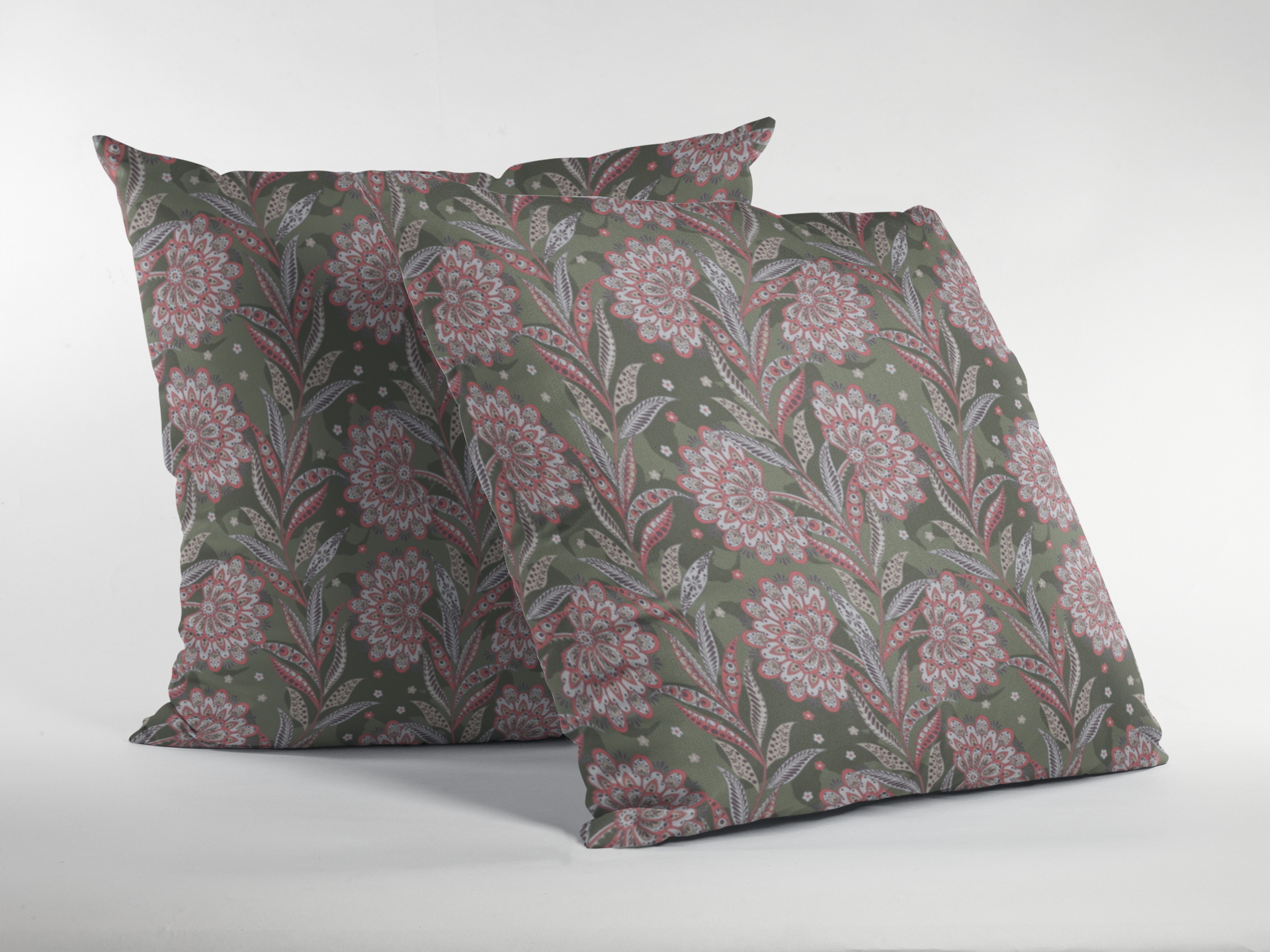Close-up of digital print on cushion cover #107 | Myyra Jaipur