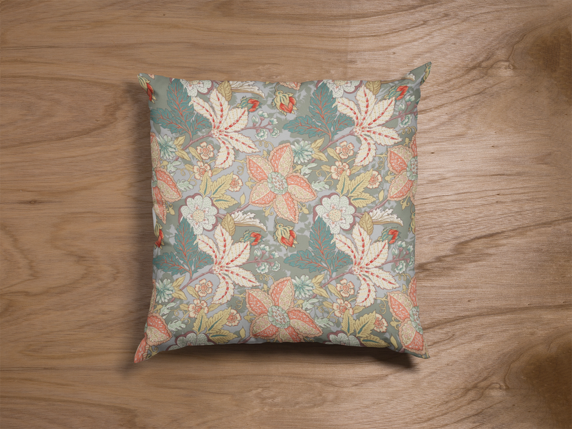 Close-up of digital print on cushion cover #108 | Myyra Jaipur