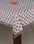Hand block printed organic cotton table cover | Myyra Jaipur