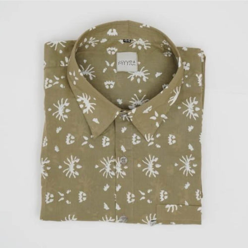 Block Printed Full Sleeve Shirt Pure Cotton