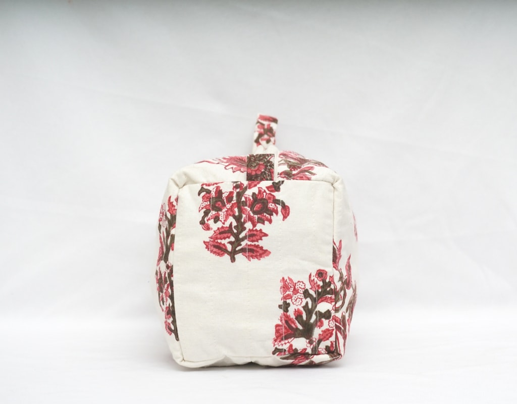 Pouch hand Block Printed Cotton 03