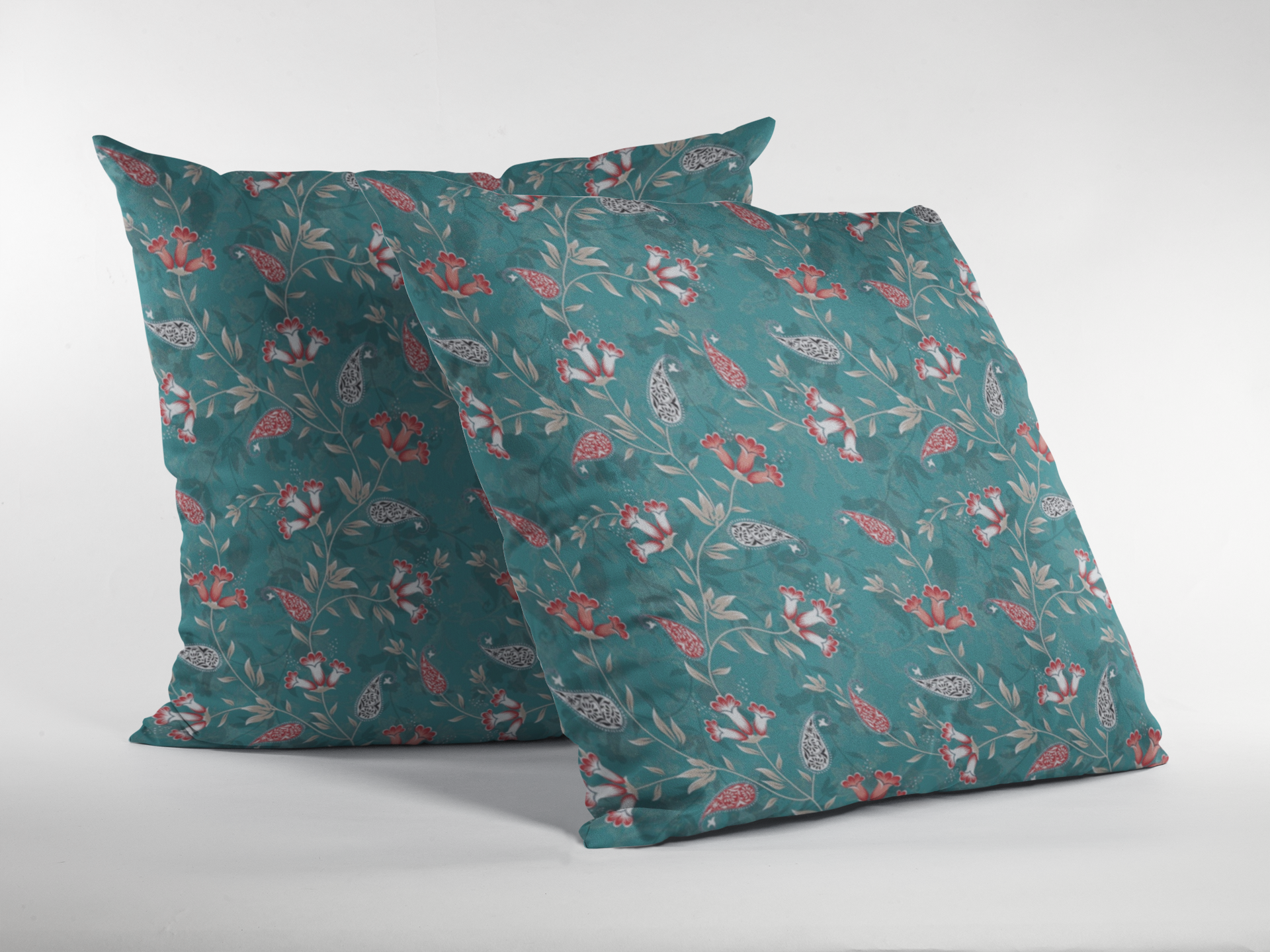 Lifestyle view of digital printed cushion cover #110 | Myyra Jaipur