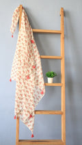 Scarf Hand Block Printed Cotton - MYYRA