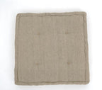 Floor cushion folded showing pattern repeat of hand block print | Myyra Jaipur