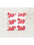 Hand block printed organic cotton cushion cover | Myyra Jaipur