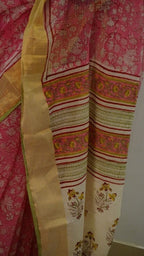 Saree Hand Block Printed Cotton