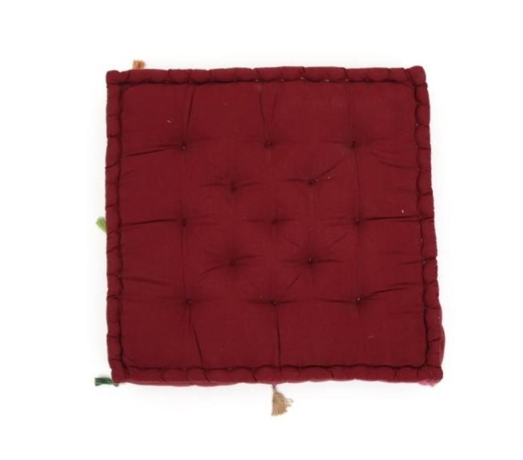 Floor cushion styled view from Myyra Jaipur