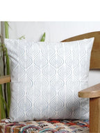 Hand block printed organic cotton cushion cover | Myyra Jaipur
