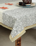 Hand block printed organic cotton table cover | Myyra Jaipur