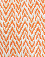 Table cover folded showing pattern repeat of hand block print | Myyra Jaipur