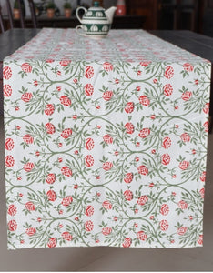 Table Runner Hand Block Printed Cotton