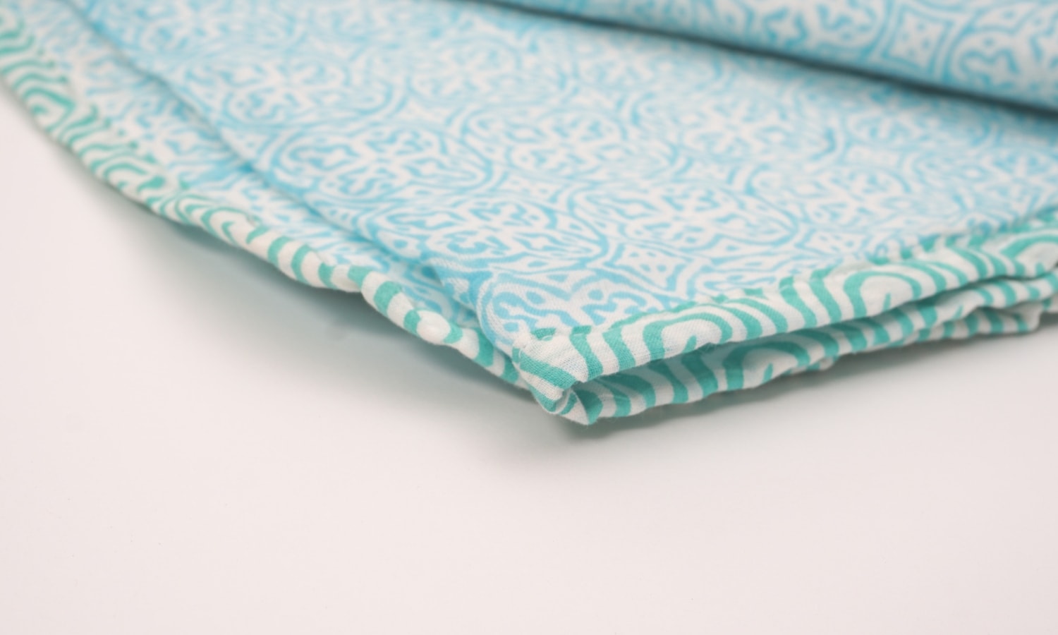 Dohar (lightweight cotton quilt) styled view from Myyra Jaipur