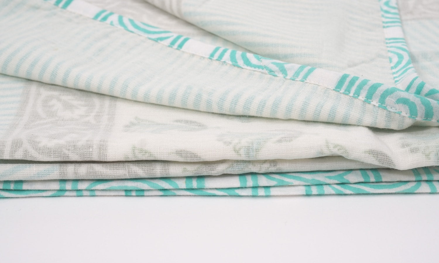 Dohar (lightweight cotton quilt) styled view from Myyra Jaipur