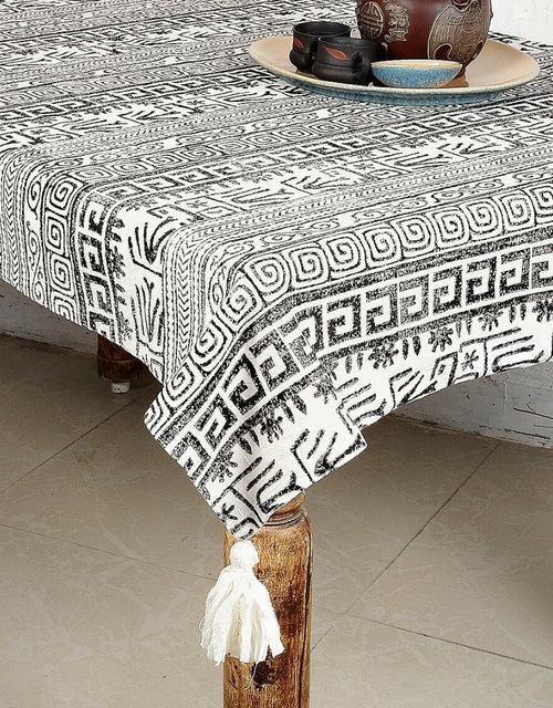 Hand block printed organic cotton table cover | Myyra Jaipur