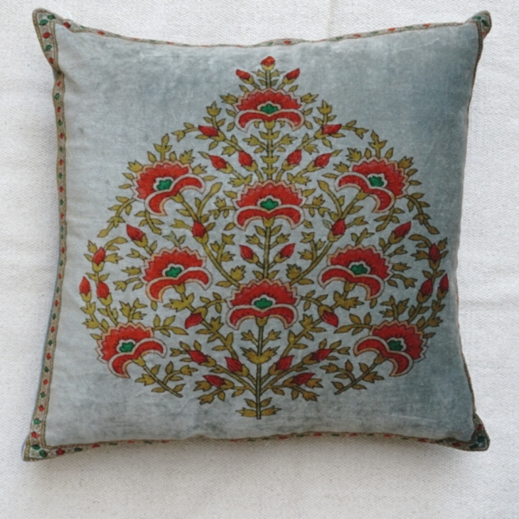 Close-up of digital print on cushion cover #07 | Myyra Jaipur