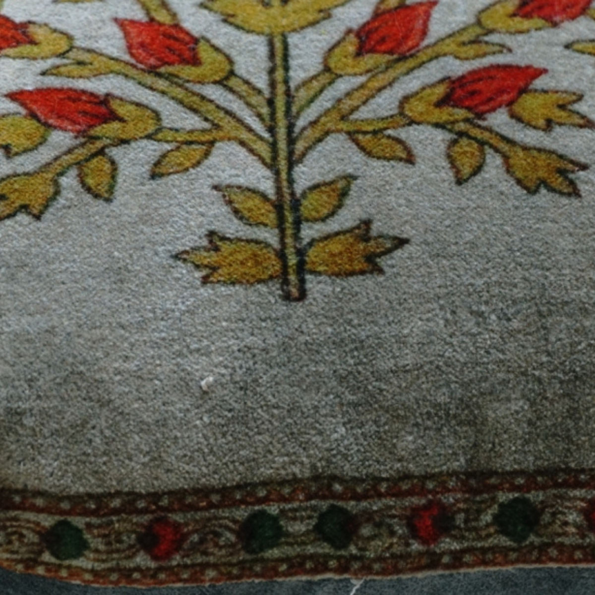 Pair of digital printed cushion covers #07 styled view | Myyra Jaipur