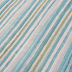 Close-up of hand block print on organic cotton running fabric | Myyra Jaipur