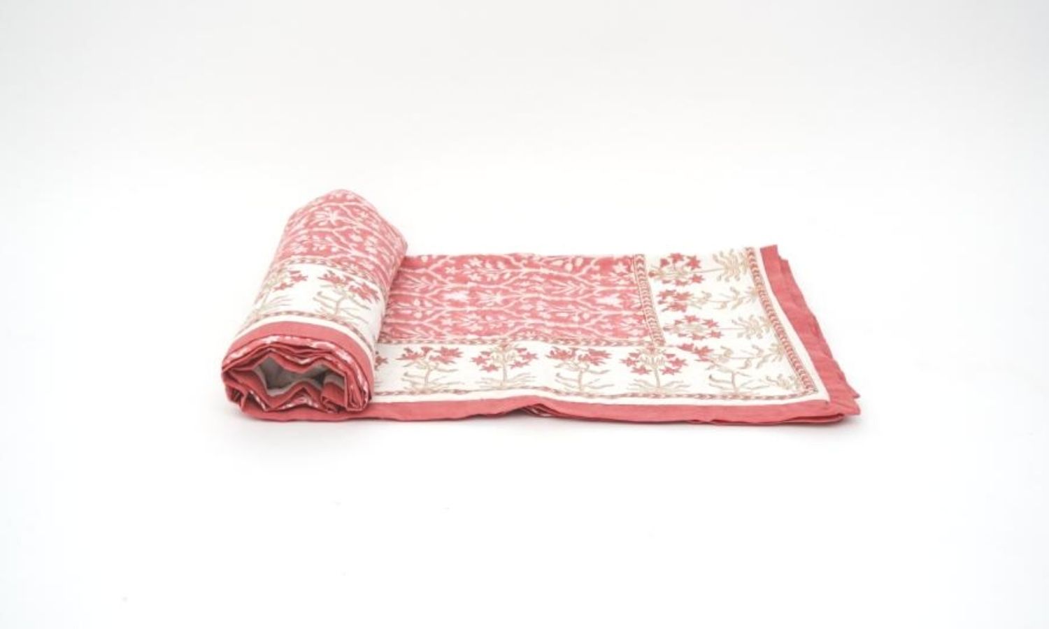 Dohar (lightweight cotton quilt) styled view from Myyra Jaipur