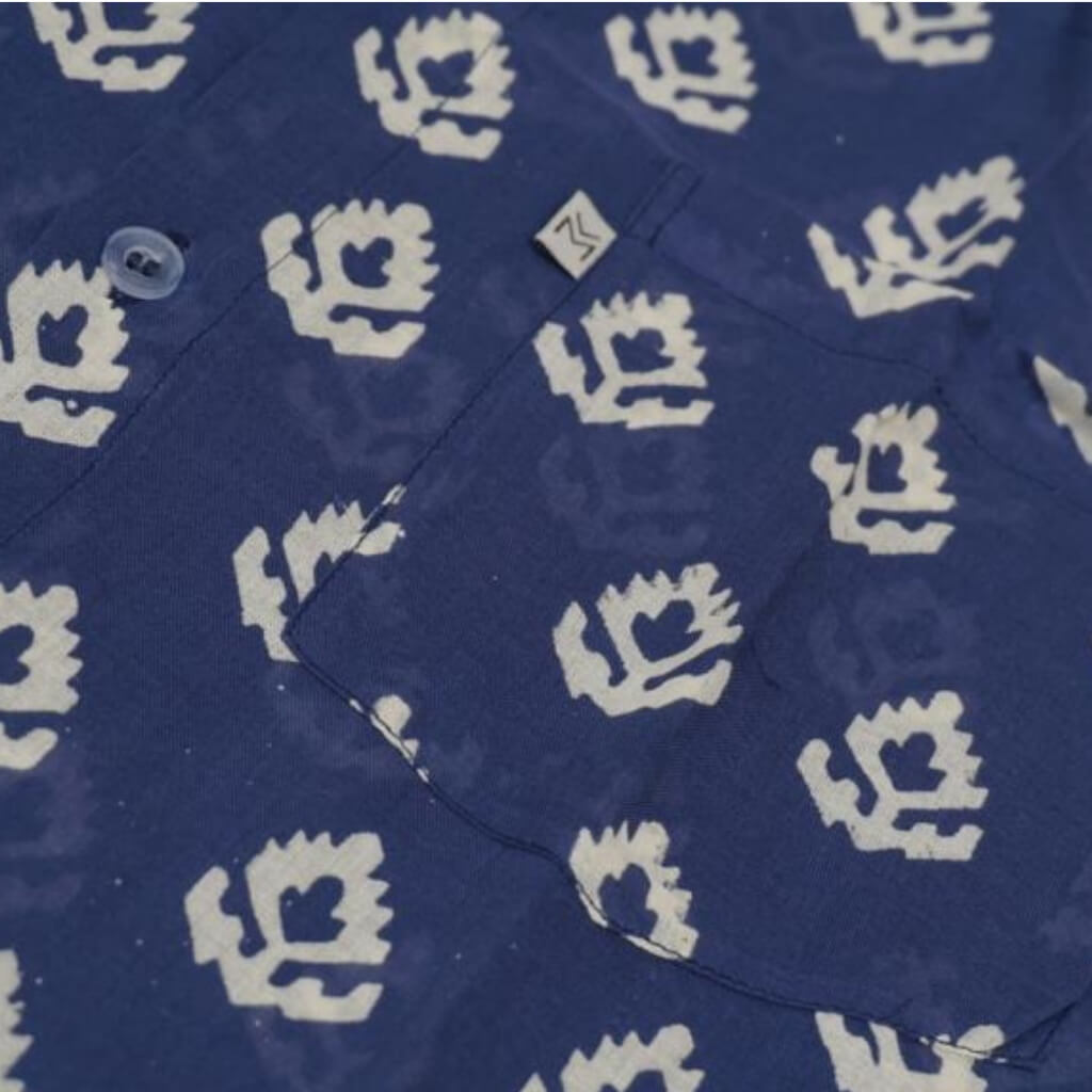 Block Printed Full Sleeve Shirt Pure Cotton