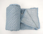 Hand block printed organic cotton quilt from Jaipur | Myyra