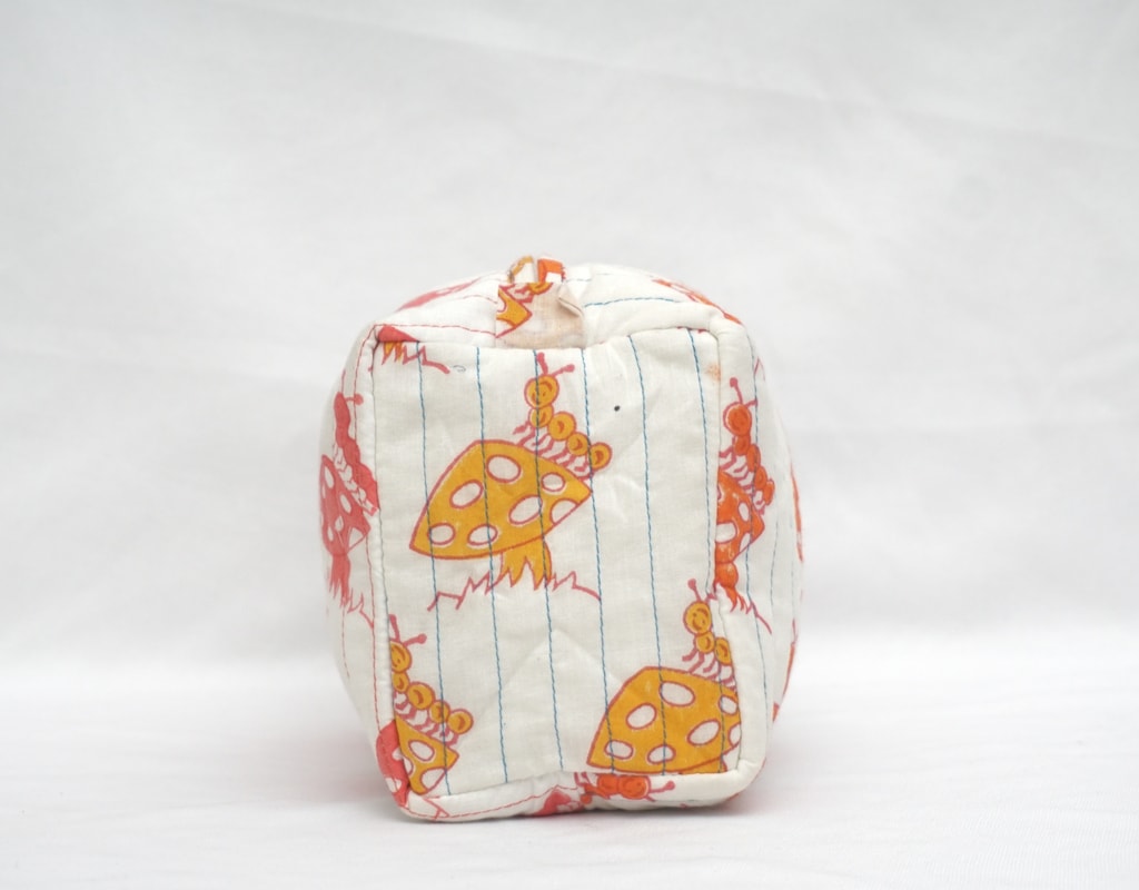 Pouch Hand Block Printed Cotton 05