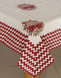 Hand block printed organic cotton table cover | Myyra Jaipur