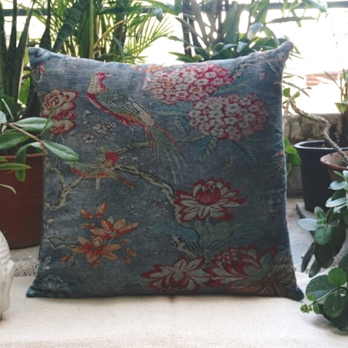 Digital printed cushion cover #08 from Myyra Jaipur