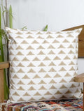 Hand block printed organic cotton cushion cover | Myyra Jaipur