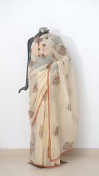 Saree Hand Block Printed Cotton
