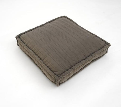 Hand block printed organic cotton floor cushion | Myyra Jaipur