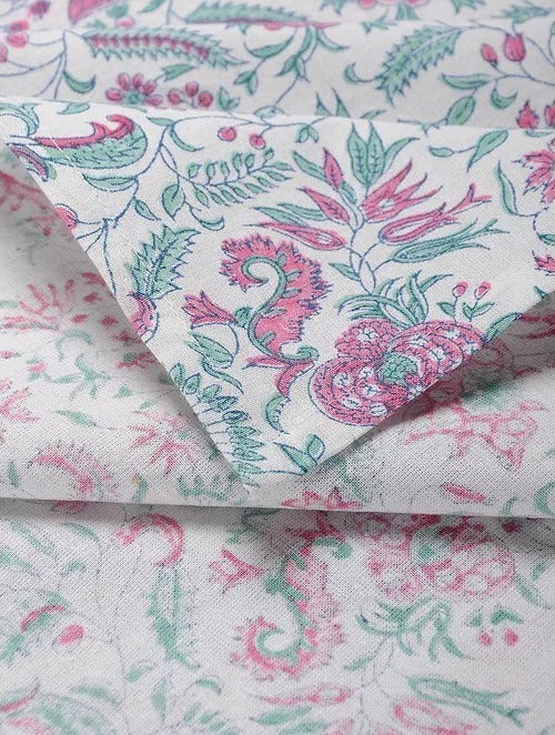 Bed Cover Hand Block Printed Cotton