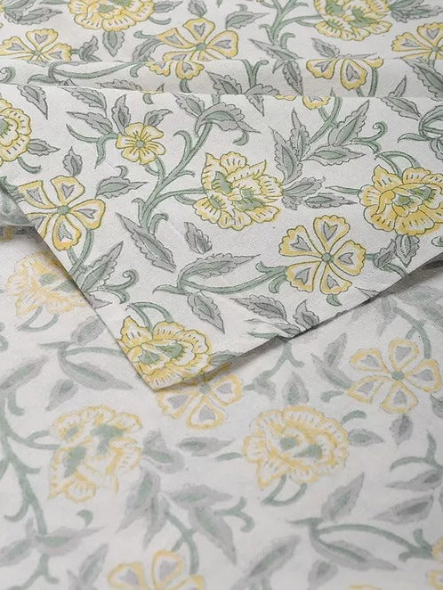 Bed Cover Hand Block Printed Cotton