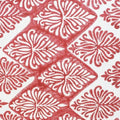 Hand block printed organic cotton fabric in styled flat lay | Myyra Jaipur