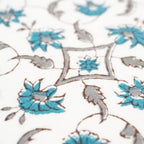 Hand block printed organic cotton fabric yardage from Myyra Jaipur