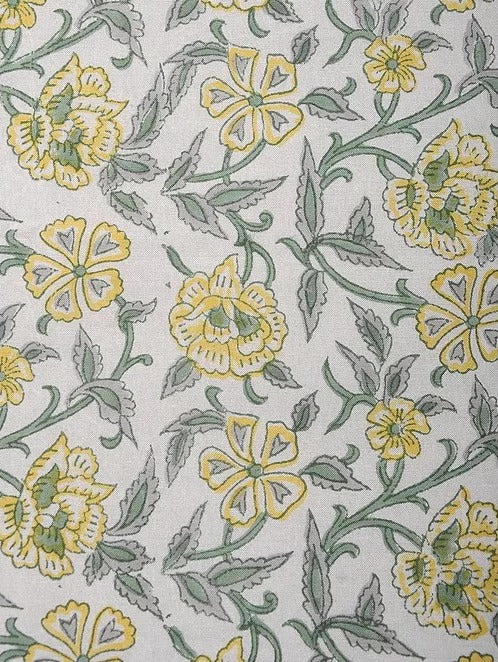 Bed Cover Hand Block Printed Cotton