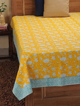 Load image into Gallery viewer, Bed Cover Hand Block Printed Cotton