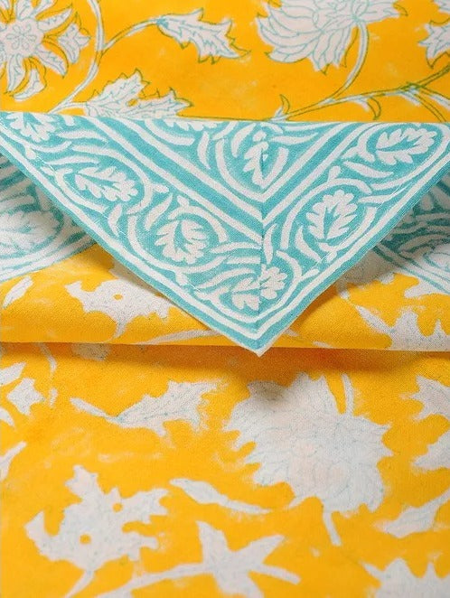 Bed Cover Hand Block Printed Cotton